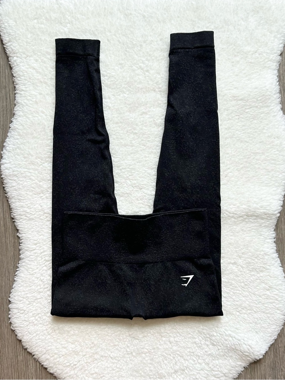 Gymshark Black Speckles High-Waisted Athletic Seamless Leggings